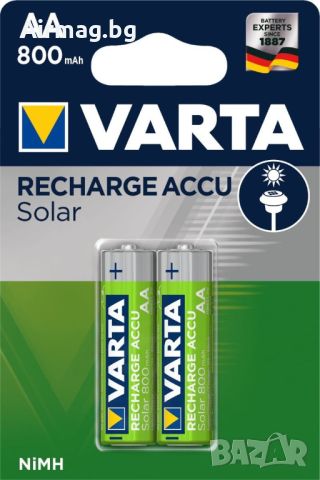 Батерии Varta 56736 Solar Ready2Use AA 800mAh 2бр. блистер