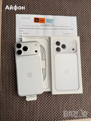 НОВ! 36М ГАР *ЛИЗИНГ* iPhone 17 Pro Max 256Gb Silver