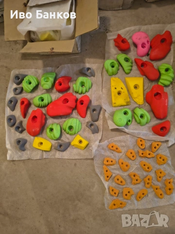 Хватки за изкуствена катерачна стена