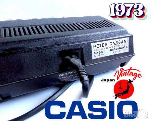 настолен калкулатор Casio Модел 101-l - 1973г, снимка 1 - Антикварни и старинни предмети - 45486137