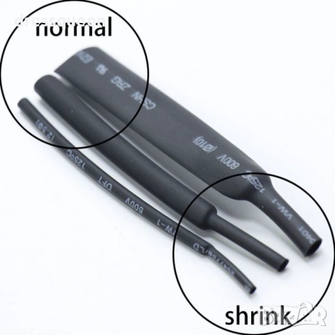 4636 Комплект цветен термосвиваем шлаух за кабели, 580 части, 600V – в органайзер, снимка 11 - Куфари с инструменти - 53653812