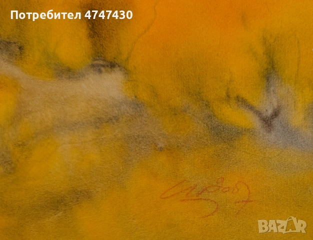 Сава Цоновски акварел пейзаж , снимка 7 - Картини - 53616698