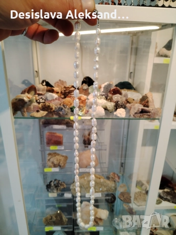 Колие с естествени речни перли, много изгодно , снимка 3 - Колиета, медальони, синджири - 51853802