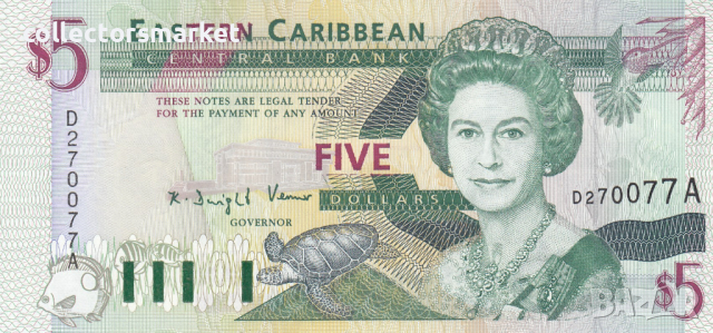 5 долара 1994, Антигуа