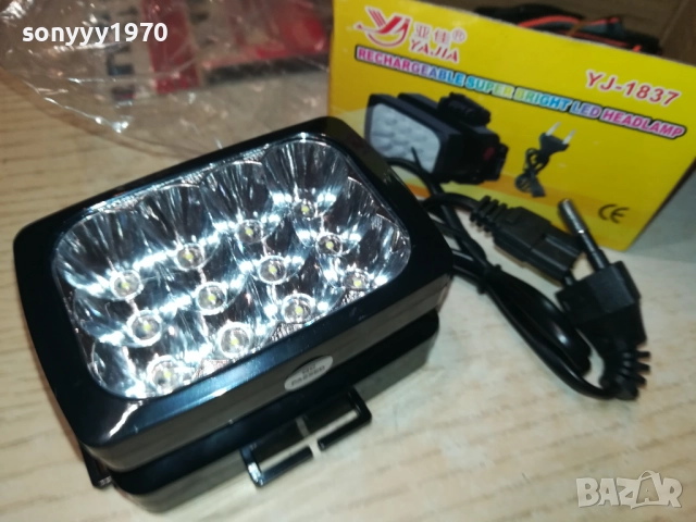 ЛЕД ПРОЖЕКТОР ЗА ГЛАВА-ЧЕЛНИК 1910251909, снимка 8 - Екипировка - 52109592