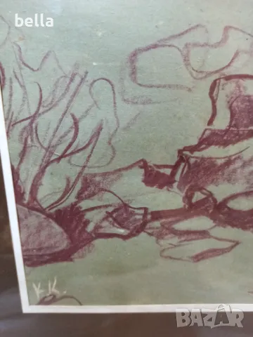 Авторска картина на худ.Красимир Кръстев-Белоградчик,подписана и рамкирана., снимка 4 - Картини - 49673741