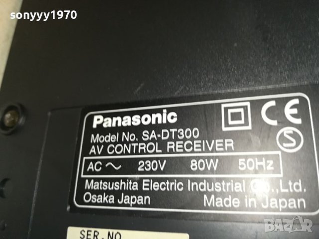  PANASONIC SA-DT300 RECEIVER-MADE IN JAPAN-ВНОС SWISS 2604241035LK1ED, снимка 12 - Ресийвъри, усилватели, смесителни пултове - 45463845