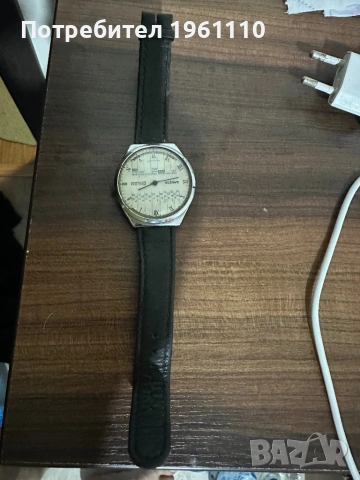 Руски часовник Ракета вечен календар /RAKETA, multi-year, 2628.H, 19 jewels, case 40,0mm, USSR, TOP, снимка 3 - Антикварни и старинни предмети - 53638252