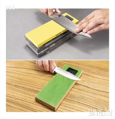 Водач за ъгъл на заточване 196N, Sharpal, комплект от 2 броя, оранжево и черно, компактен, снимка 5 - Други стоки за дома - 53297676