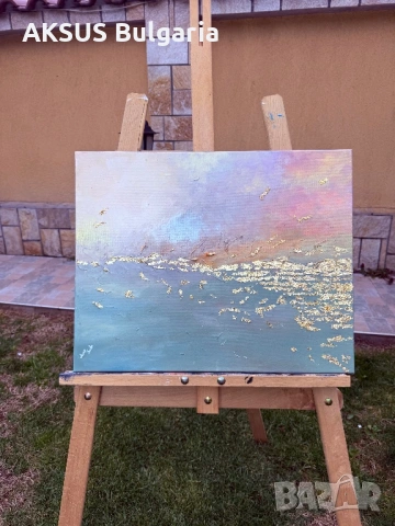 Картина Залез , снимка 2 - Рисуване и оцветяване - 54002949