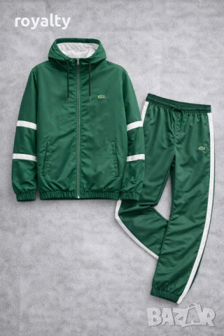 Lacoste🐊Нов Зелен Мъжки Комплект 