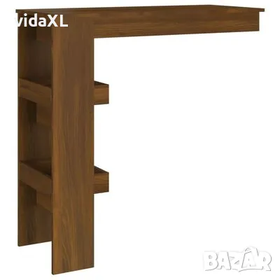 vidaXL Стенна кафяв дъб 102x45x103,5 см, инженерно дърво(SKU:817224), снимка 4 - Други - 49558583