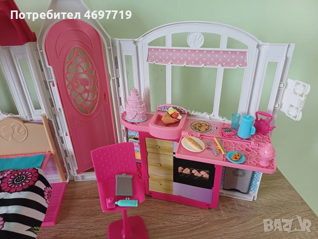 Преносима къща на Барби, снимка 6 - Кукли - 54266066