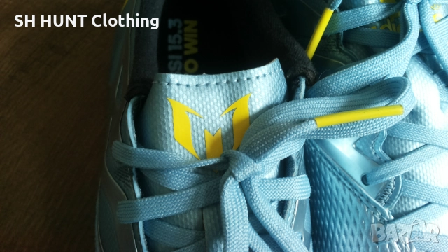 Adidas MESSI 15.3 Blue FG/AG Matte Ice Metallic Football Boots EUR 43 1/3 / UK 9 бутонки 212-14-S, снимка 11 - Футбол - 52228385