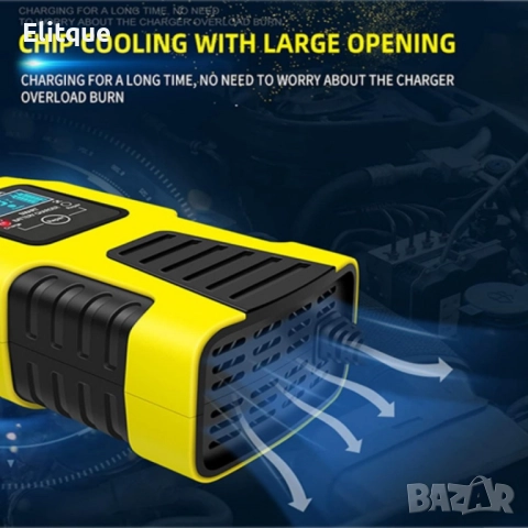 Умно зарядно устройство за акумулатор 6V/12V, снимка 6 - Друга електроника - 52714207