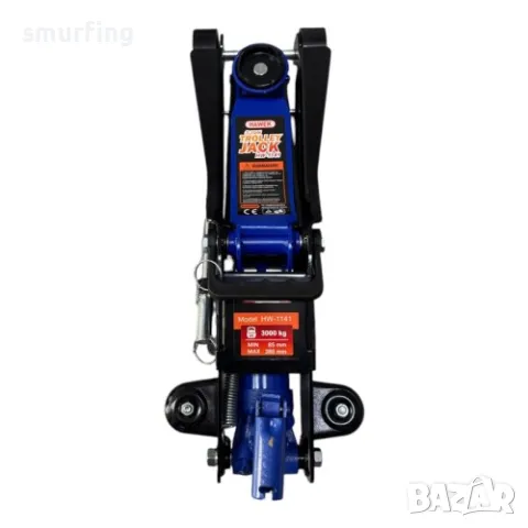 Нископрофилен крик 3 тона с въртяща дръжка 360° 85 - 380 мм HAWEK, снимка 3 - Други машини и части - 49983385