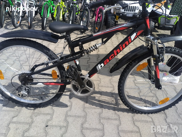 SPRINT Велосипед 24" Bachini Speed FSP черен.червен, снимка 2 - Велосипеди - 53848801