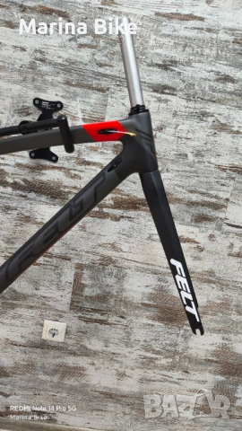 НОВА карбонова шосейна рамка Felt ZW2 Rim| 43 (XXS), снимка 2 - Части за велосипеди - 53365060