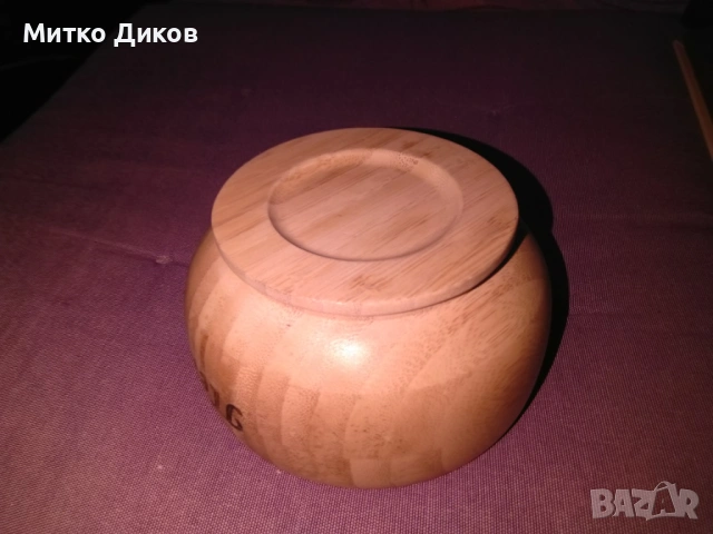 Дървена купа фи 12см Петър нова, снимка 5 - Други - 53327766