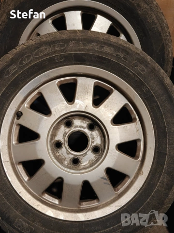 Оригинални алуминиеви джанти за Ауди ЕТ45 6J 195/65/15, снимка 3 - Гуми и джанти - 53811050