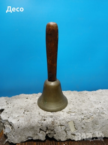 Стар антикварен звънец за декорация., снимка 2 - Други ценни предмети - 52677512