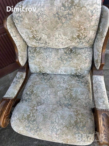 Комплект 2 бр. масивни кресла – класически стил, снимка 7 - Дивани и мека мебел - 53958544
