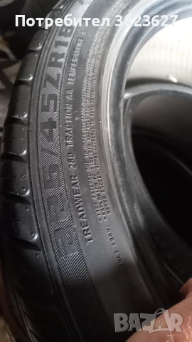 4 всесезонни гуми 225 45 18 профил 8мм 240лв, снимка 6 - Гуми и джанти - 51343547