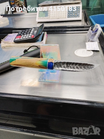 Нож Якут кован от ШХ15 , снимка 4 - Други инструменти - 52856894