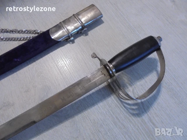 № 8104 стара индийска сабя с кания  – Ръчна изработка - Декоративна  - Колекционерска , снимка 3 - Антикварни и старинни предмети - 50741836