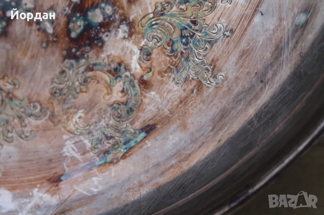 Посребрена фруктиера , снимка 12 - Антикварни и старинни предмети - 49713524