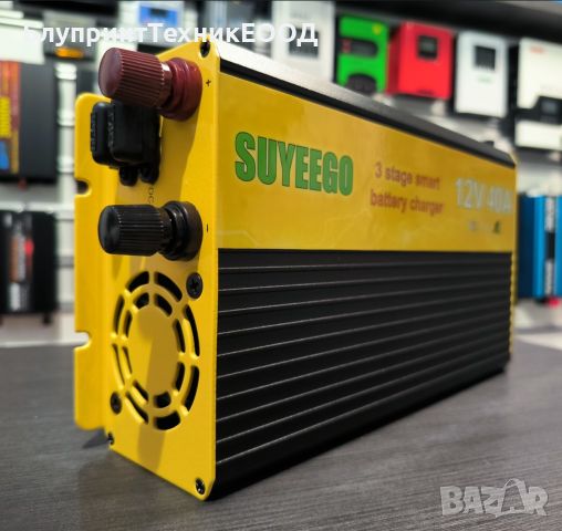 Зарядно устройство Suyeego 40А 12V с 8 режима (триетапно), снимка 2 - Друга електроника - 45477339
