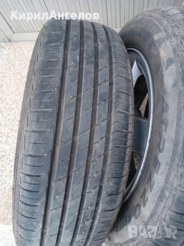 продавам летни гуми 185-65-15 с алуминиеви джанти оригинални , снимка 2 - Гуми и джанти - 52670084