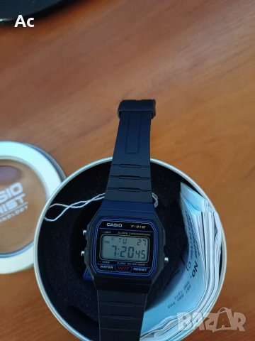 часовник casio f 91-w, снимка 1 - Мъжки - 53249452