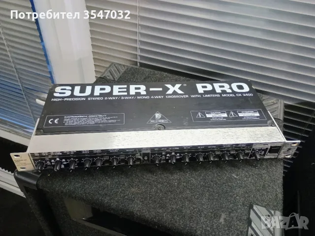 кросовър BEHRINGER CX3400, снимка 2 - Ресийвъри, усилватели, смесителни пултове - 49278629