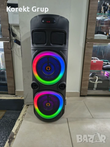 Bluetooth тонколона с Микрофон, снимка 3 - Караоке - 53941308