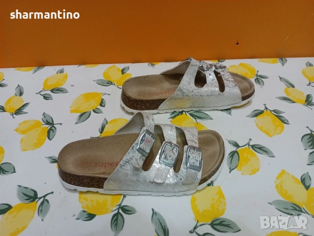 Superfit кожени чехли N 33 - 7 лв, снимка 6 - Детски сандали и чехли - 51637033