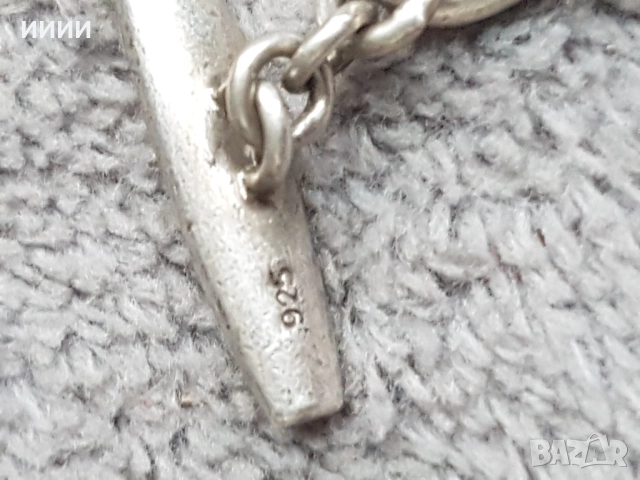 Бутикова сребърна гривна верижка  , снимка 3 - Гривни - 52291351