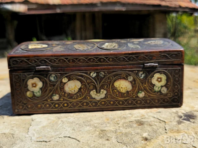 Много Рядка Кутия 17 век. Царска изработка Седев и месингова тел, снимка 8 - Антикварни и старинни предмети - 51357322