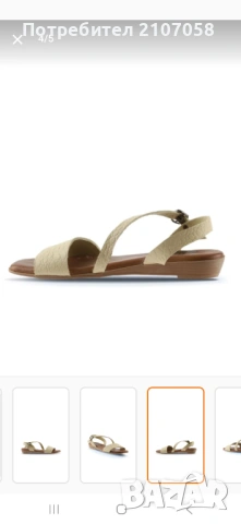 Дамски сандали от естествена кожа, снимка 4 - Сандали - 54264249