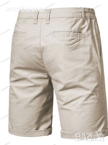 Мъжки летни памучни ежедневни къси панталони, 11цвята , снимка 3 - Къси панталони - 46448874