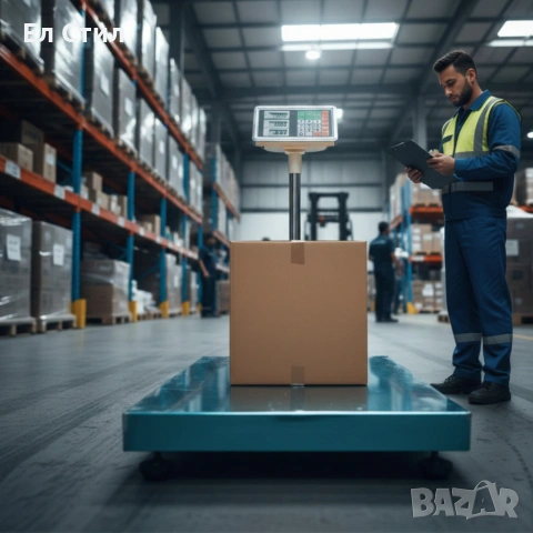 Електронен кантар с платформа до 1000 кг, снимка 3 - Везни - 53804678