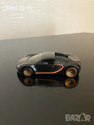 Hot Wheels Bugatti Veyron метална 1.4 mile time atack, снимка 2 - Коли, камиони, мотори, писти - 47113789