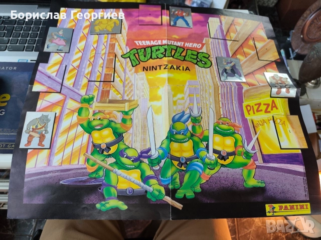 Албум на Панини Костенурките нинджа Panini 1990 г, снимка 9 - Колекции - 52810966