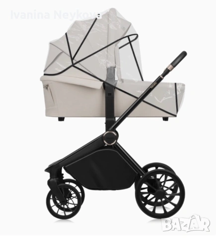 Количка Lionelo Mika Plus 3 in 1, цвят Beige Sand , снимка 6 - Детски колички - 53641964