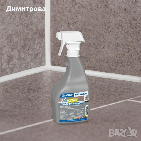 MAPEI ULTRACARE SMOOTH SILICONE Изглаждащ продукт спрей, снимка 2 - Лепила и силикон - 53413456