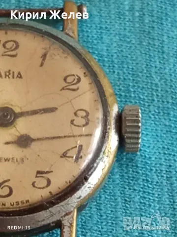 Стар механичен часовник дамски Заря СССР 21 камъка за ремонт части КОЛЕКЦИЯ 48017, снимка 3 - Антикварни и старинни предмети - 50373789