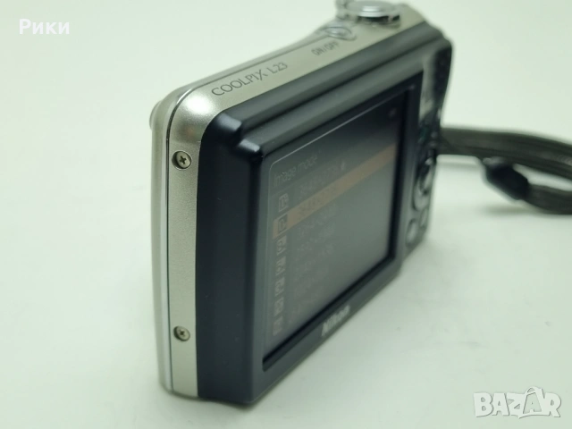 Nikon Coolpix L23 10.1MP Silver Digital Camera 5x Zoom, снимка 11 - Фотоапарати - 53804801