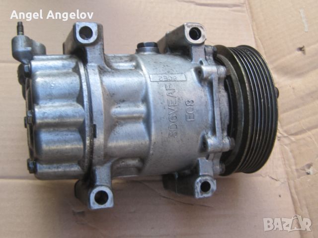 Компресор климатик 9646273880 за PEUGEOT 307 1.6 HDi 109 к.с. SD6V12 Sanden 1438F (2006 – 2013), снимка 1 - Части - 46611044