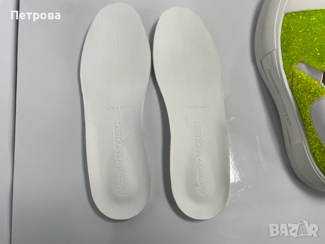 Alexander Mcqueen slip on маратонйки 37 Оригинал, снимка 10 - Маратонки - 54048290