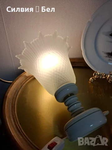 Винтидж лампа, снимка 3 - Настолни лампи - 51267456